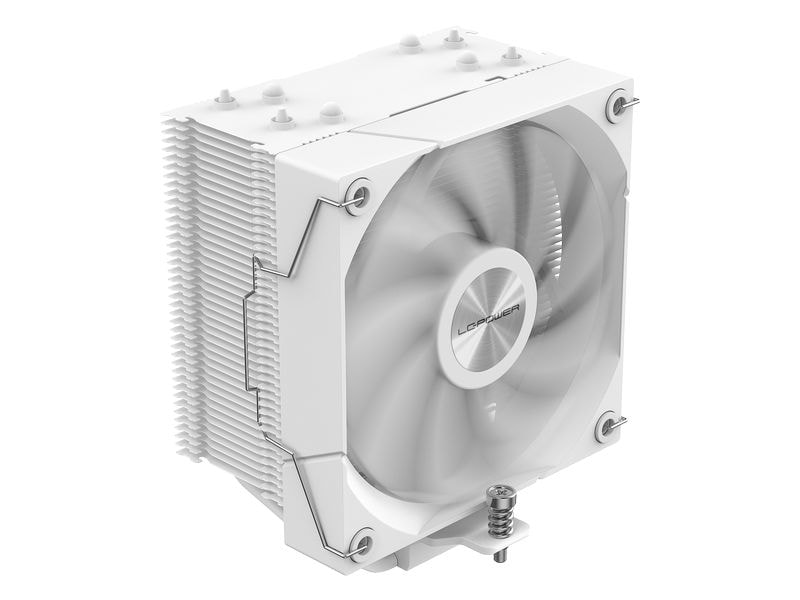 LC-Power CPU-Kühler LC-CC-120-W4 Weiss CPU-Kühler ideal für Spiele- oder Arbeits-PCs