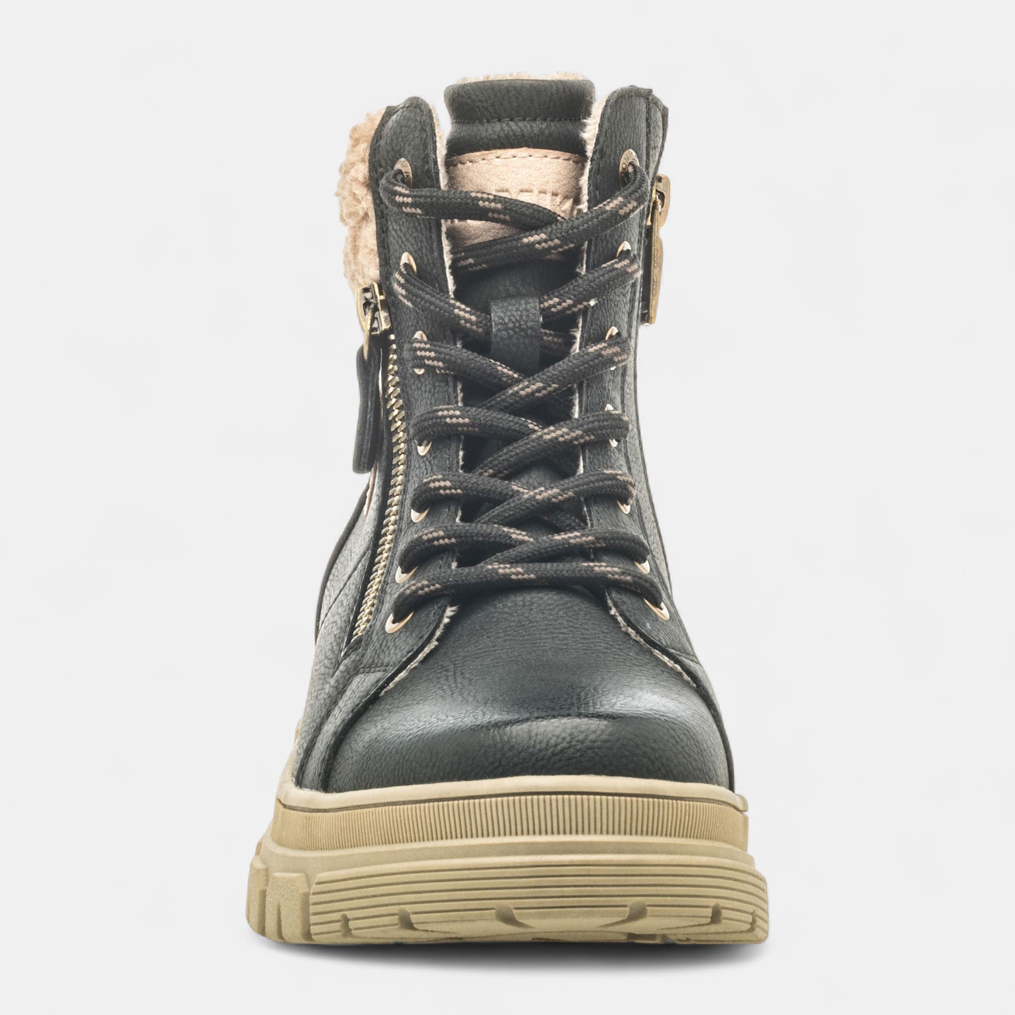 Baskets hautes Femme noir