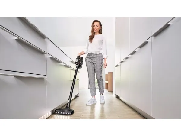 Bosch Serie 8 BCS82MAT14, 2-in-1 stick vacuum, Poseløs, Sort, Dry, Hygiejnefilter, Filtrering