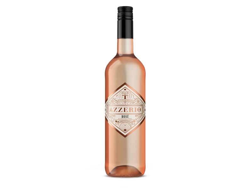AZZERIO Still Rosé 0.0% 0.75 l Veganer Wein ohne Alkohol