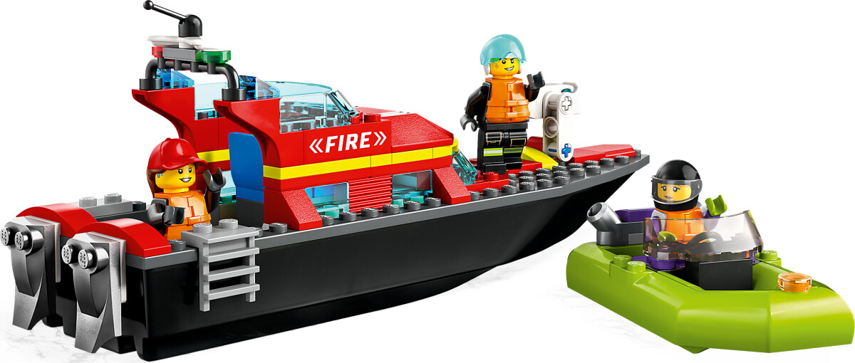 Lego City - Brandvæsnets Redningsbåd - 60373