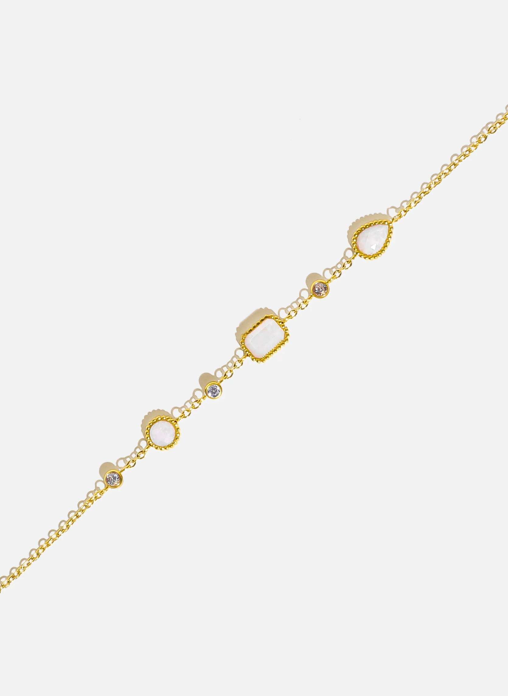 PELAGIA - Bracelet chaîne pelagia | Blanc