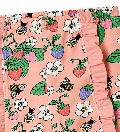 Småfolk Leggings - Blossom m. Erdbeere