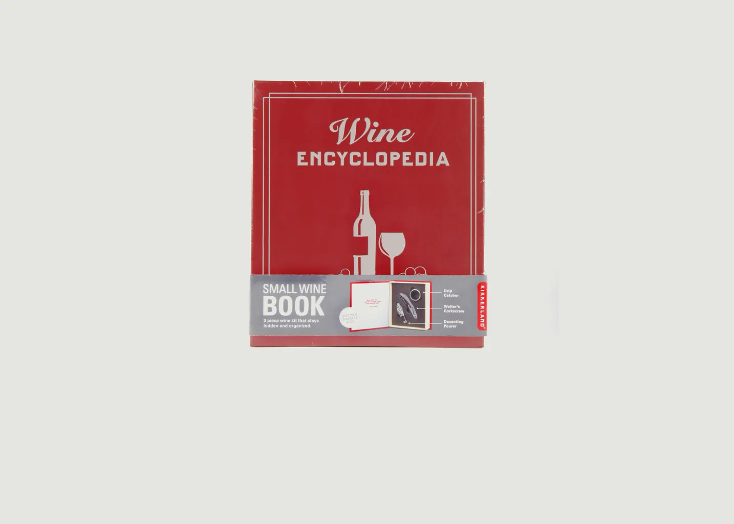 Coffret à Vin Livre Kikkerland