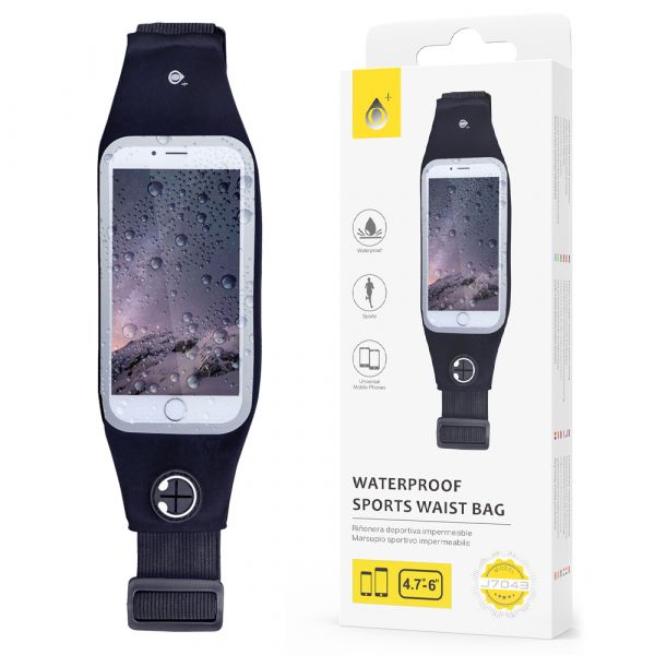 One Plus Bolsa de Cintura Desportiva para Xiaomi 13 5G Impermeável One Plus J0507 Preto - 8434010395573