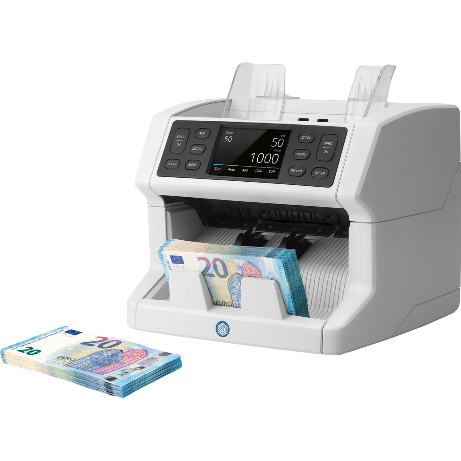 Safescan® Biljettelmachine, type: 2865-S, Metaal, grijs