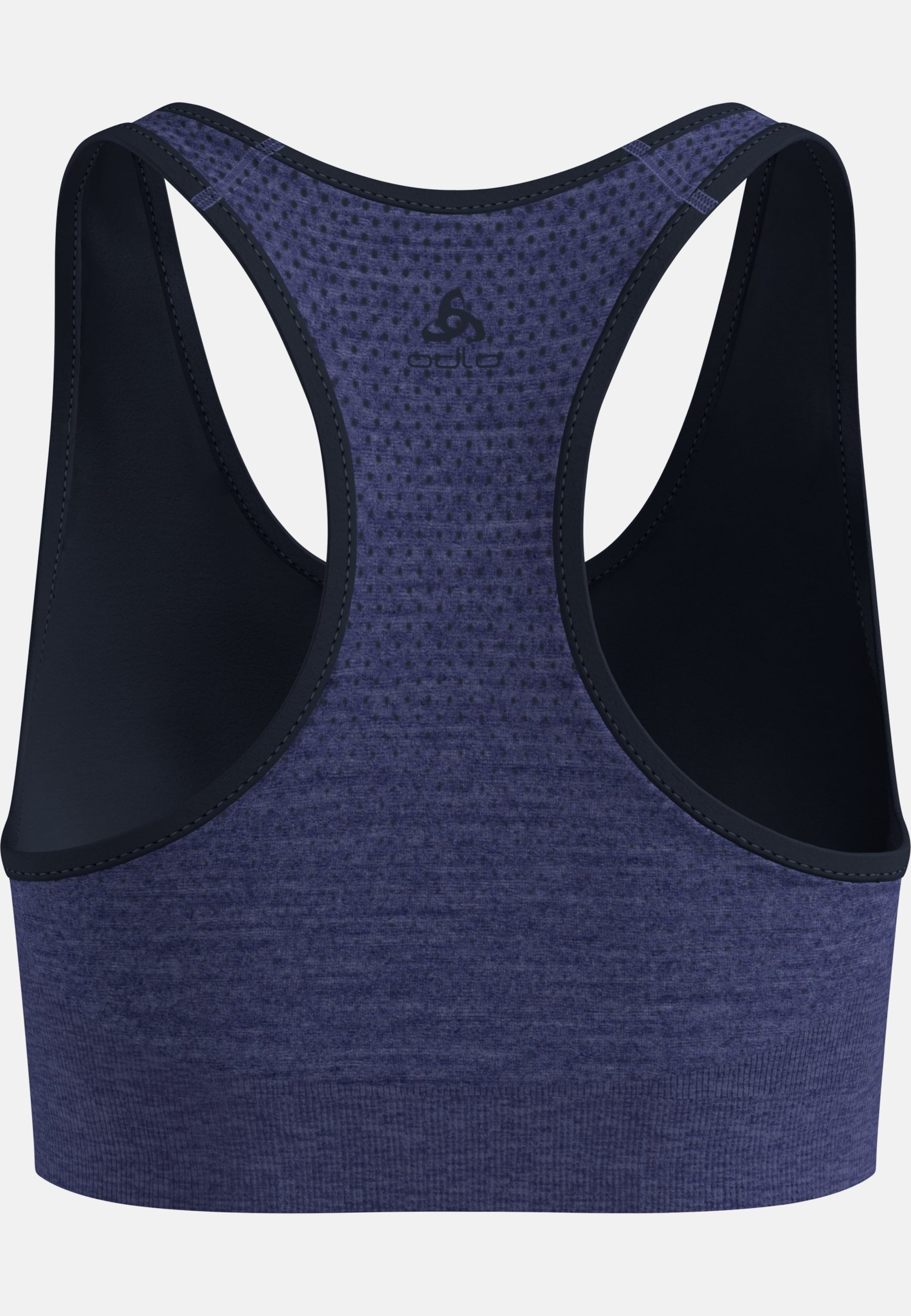 Seamless Sport-BH mit mittlerem Halt in skipper blue melange