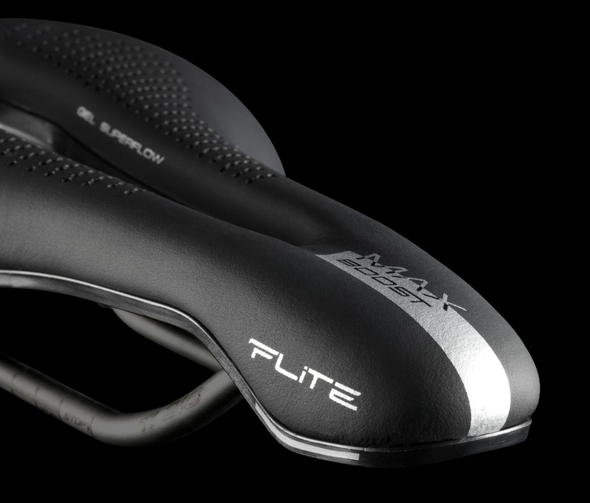 Selle Italia MAX FLITE Boost L3 Gel TI 316 Superflow Zadel Zwart