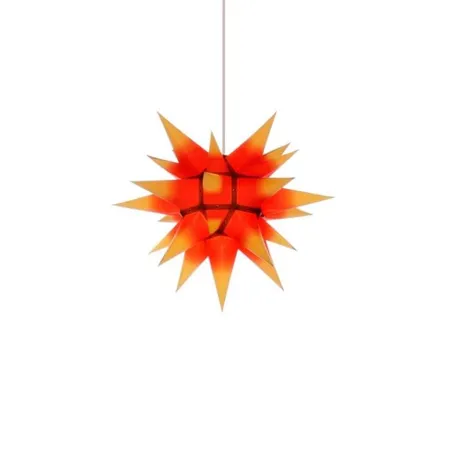 Herrnhuter Innenstern i4 gelb/roter Kern, 40cm, ohne Kabel