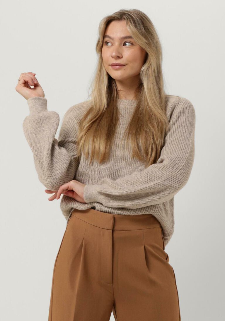 MODSTR\u00D6M beige modstr&ouml;m trui borg o-neck