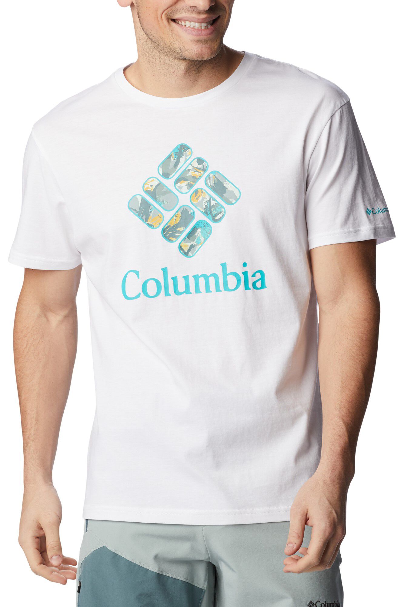Camiseta masculina Columbia Rapid Ridge™ - Branca