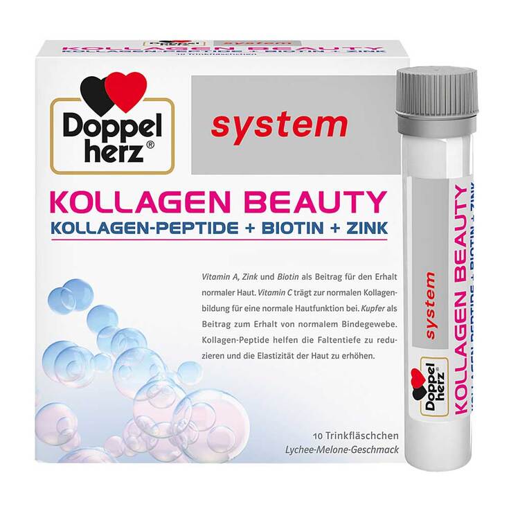 Doppelherz Kollagen Beauty system Trinkfläschchen, 10 St