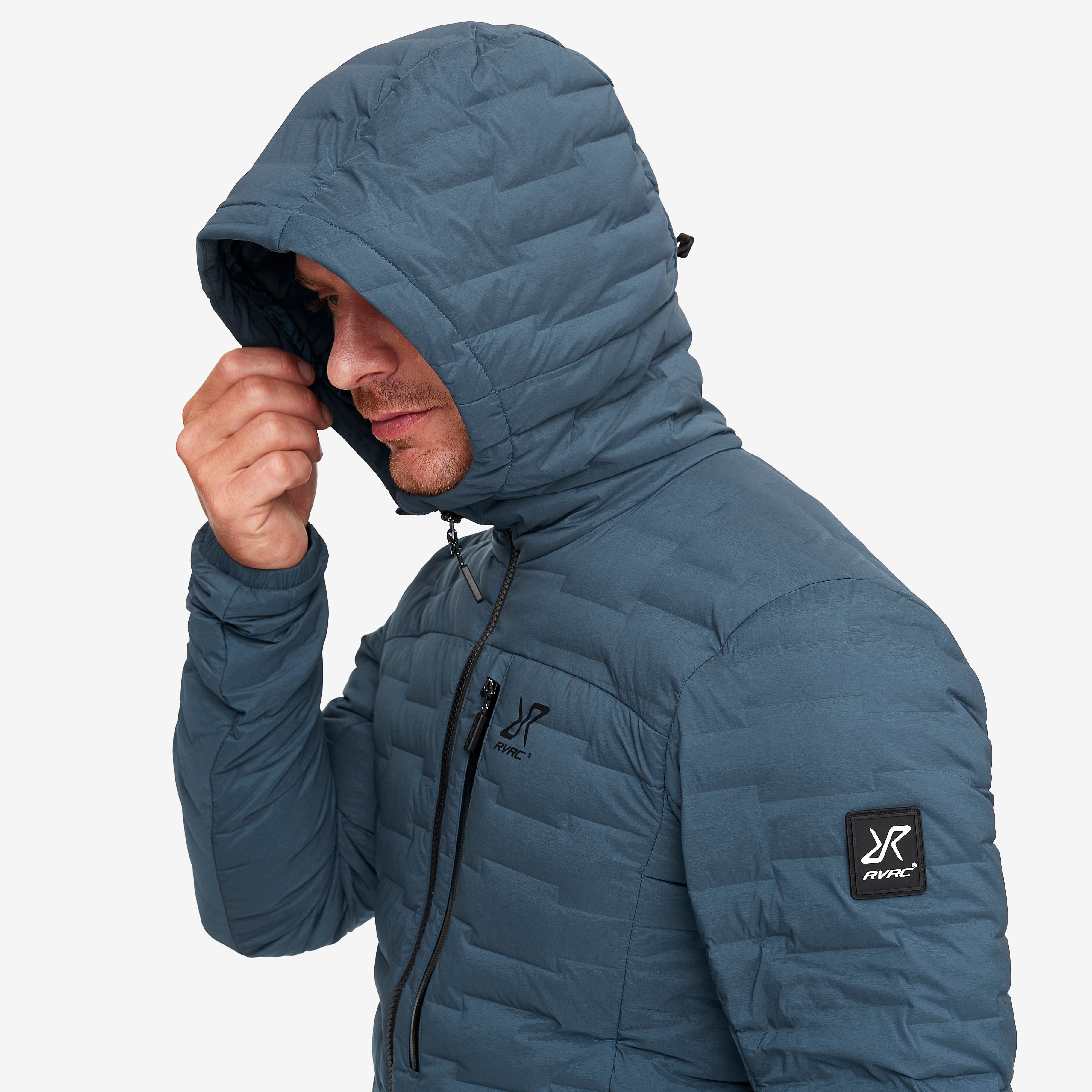Flex Stretch Down Jacket Herre Moonlit Ocean