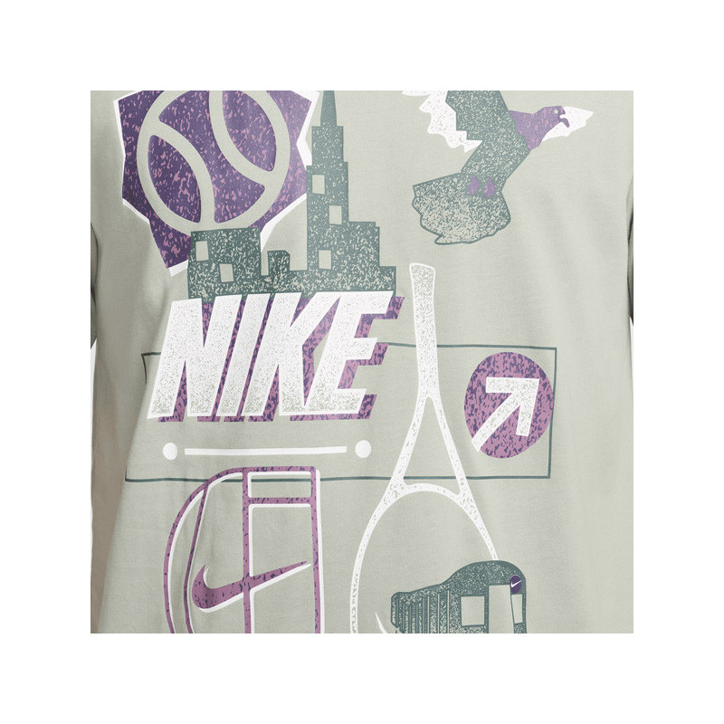 Tee-shirt Nike Court Training US kaki