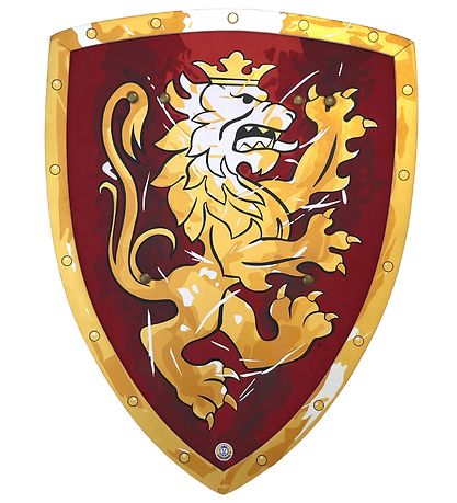 Liontouch Udklædning - NoBlå Knight Skjold - R?d