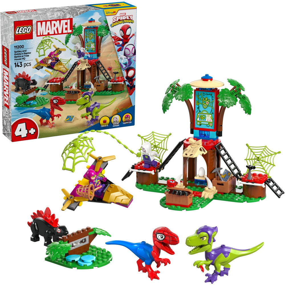 Køb LEGO® Spidey - Spidey Og Gobbys Raptorkamp Ved Hovedkvarteret 11200