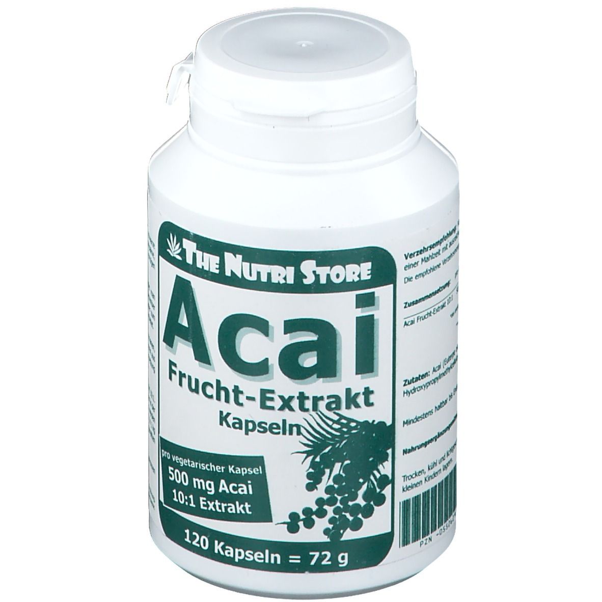 Acai Frucht Extract 500mg vegetarische Kapseln