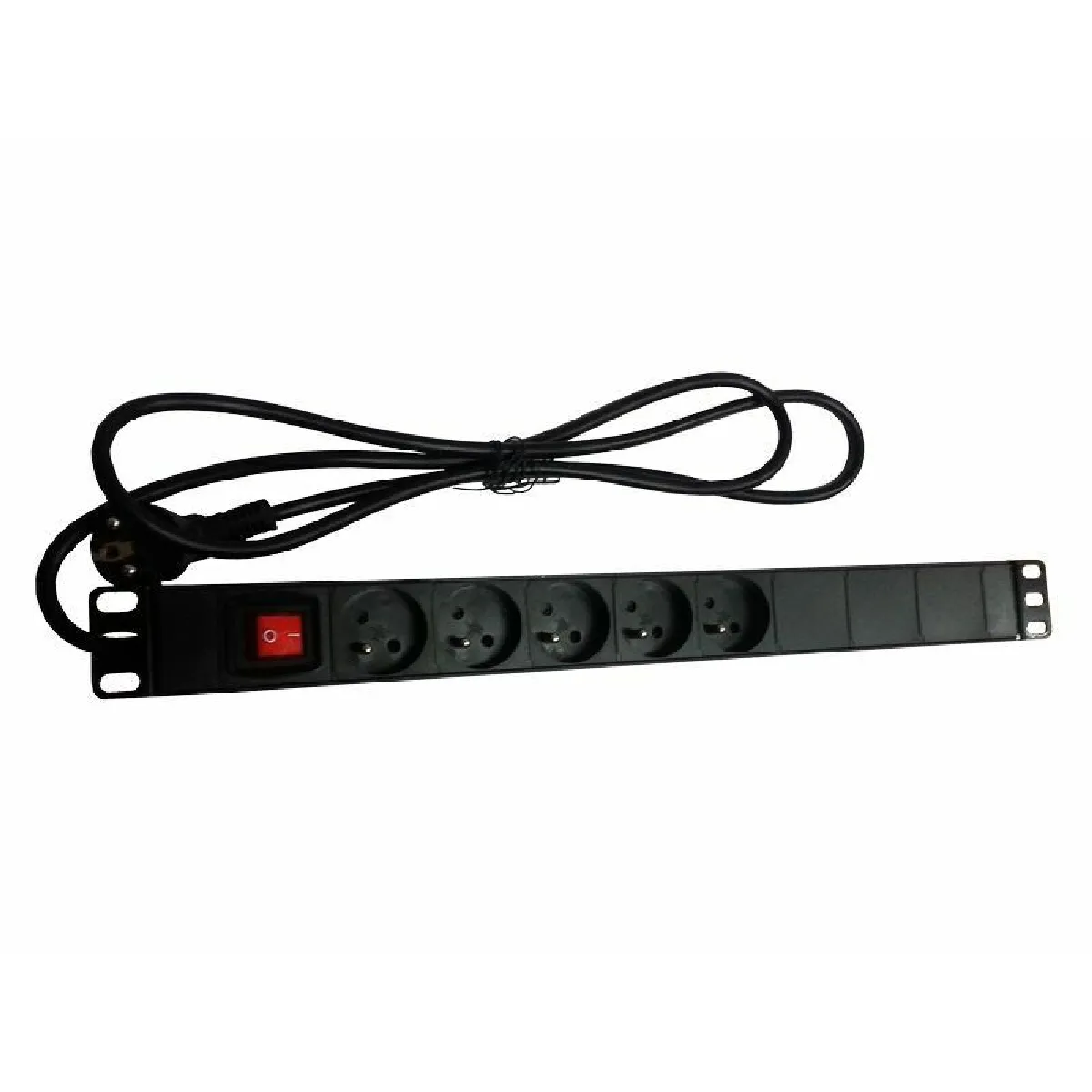 Alantec Multiprise 1,8 m 5 Sorties - Noir