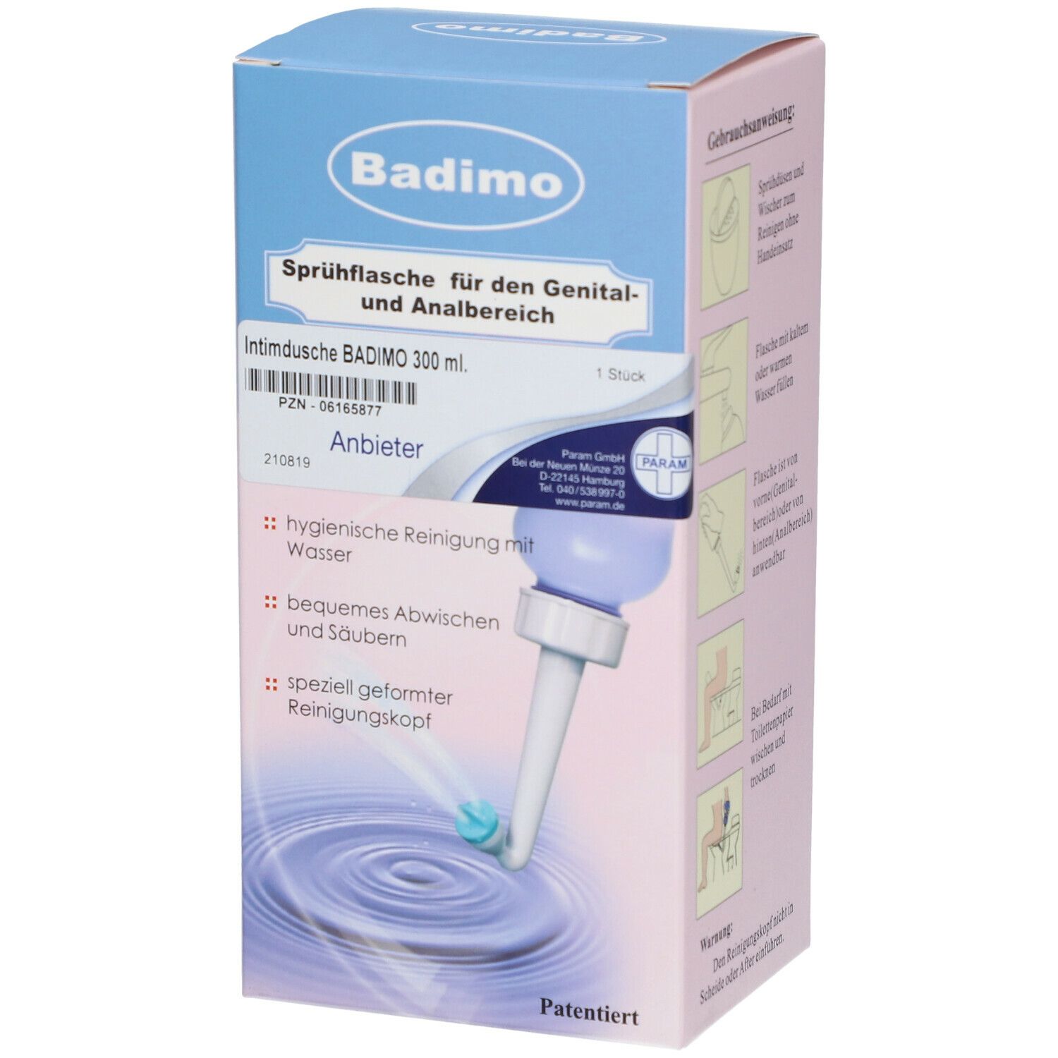 PARAM Intimdusche Badimo