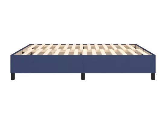 Sommier à lattes de lit Bleu 180x200 cm Tissu
