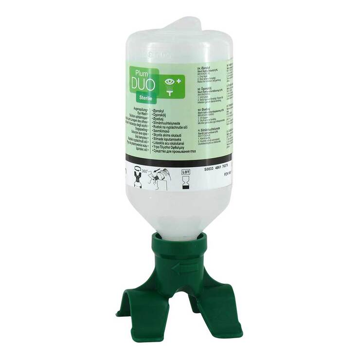 Plum Nacl Augenspüllösung Duo, 500 ml