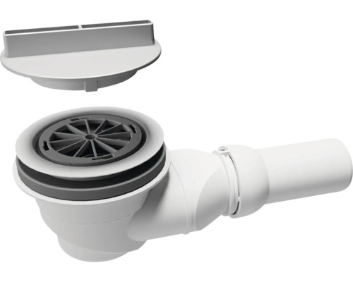Afvoerfitting voor douchebak BREUER Express Q72 op Lite-Line, horizontale aansluiting 1418000000099