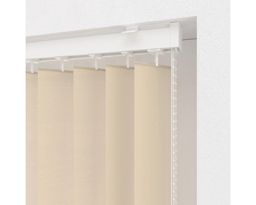 Soluna lattenbodem effen taupe 40x260 cm