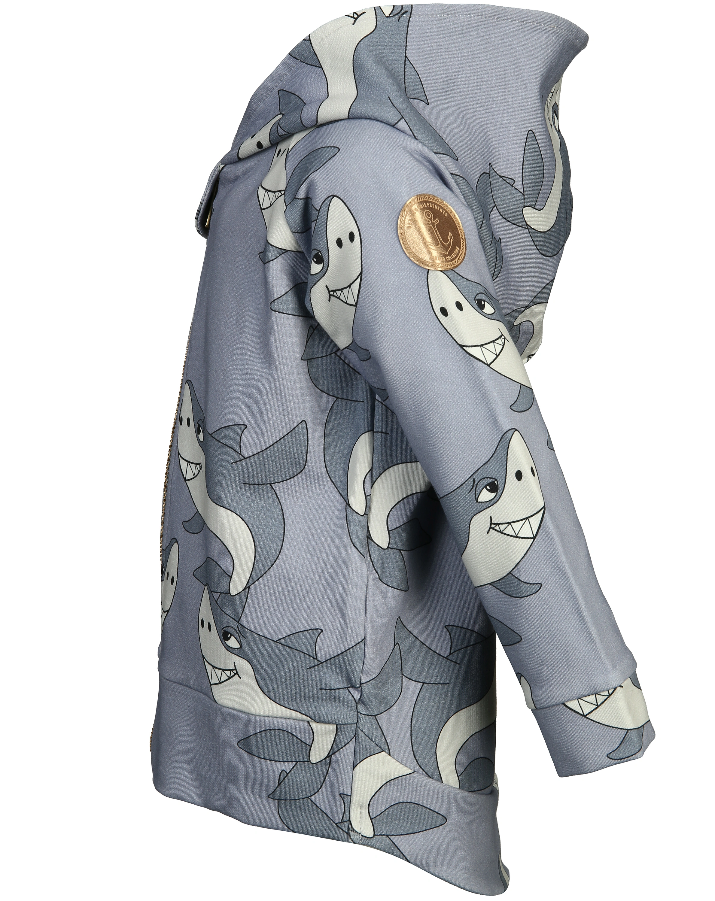 Kapuzen-Sweatjacke SHARK in blue