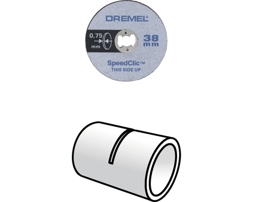 Dremel EZ SpeedClic: Dunne snijschijven 38 mm (SC409) 5-pack