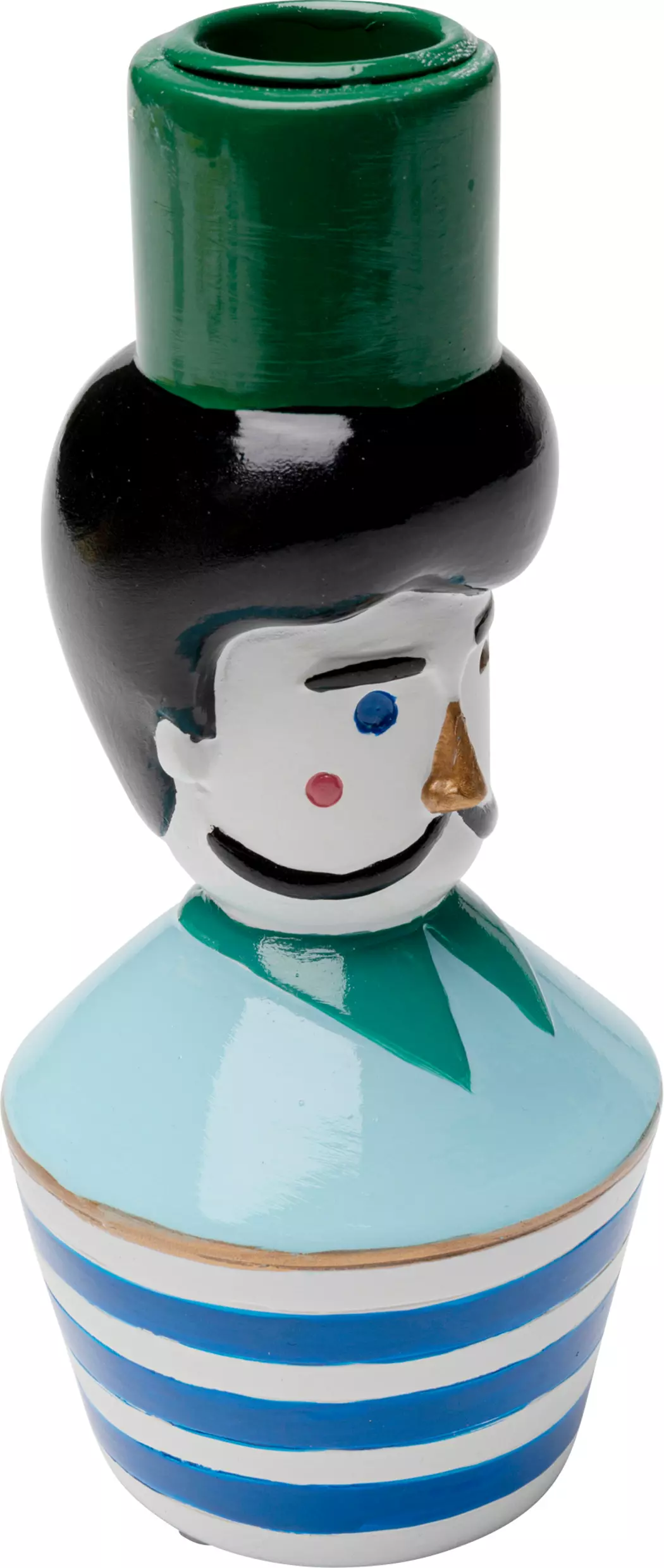 Kerzenleuchter Monsieur Mustache 15,5 cm