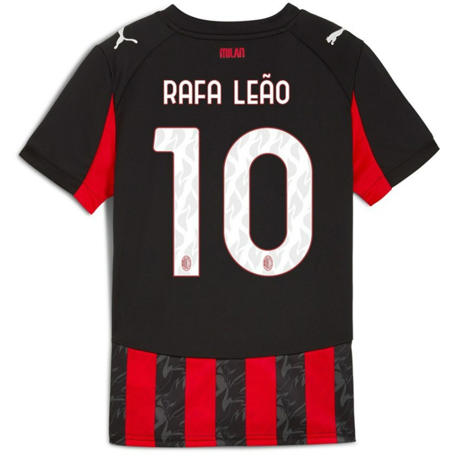 Puma AC Milan Thuis Shirt Rafa Leão 10 Kids