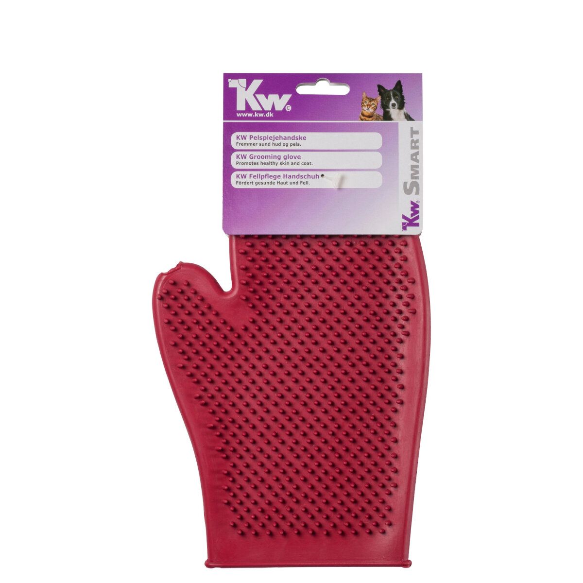 KW SMART Gummihandschuh für Hunde und Katzen, doppelseitig - 24 cm