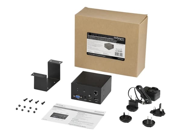 StarTech.com Audio / Video Module for Conference Table Connectivity Box - Monteringsplate - minijack 3,5 mm, HDMI, DisplayPort, RJ-45, VGA - svart -