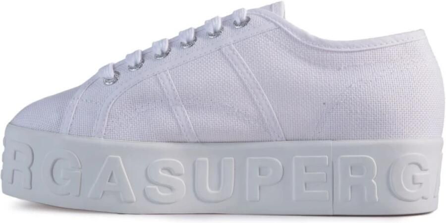 Superga 2790 3d Lettering Lage sneakers Wit