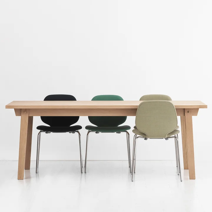 Normann Copenhagen - Slice Table Wood 90 x 250 cm, eiche