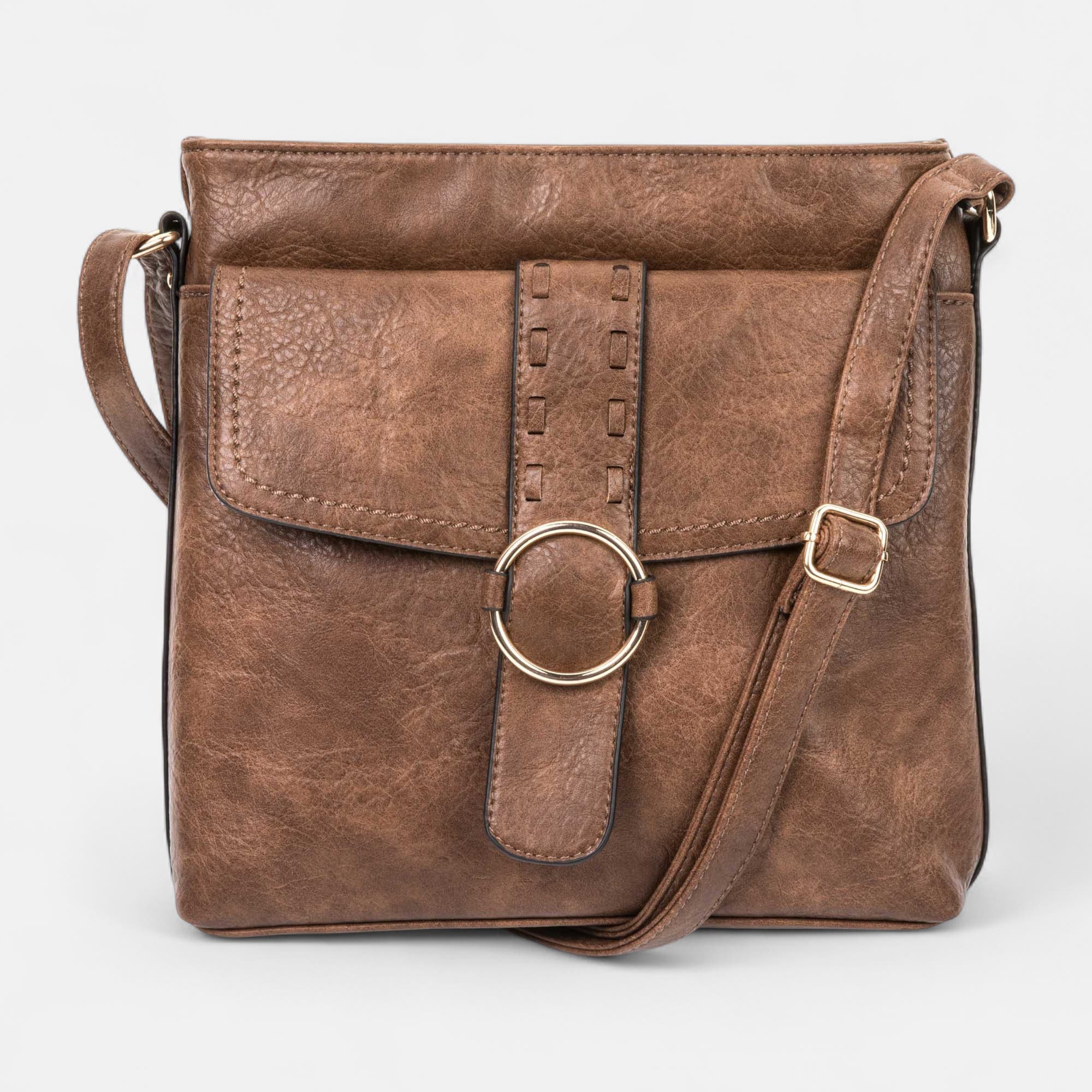 Sac bandoulière marron