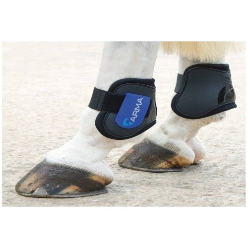 Roçadeiras ARMA para cascos pretos e azul-royal de cavalos