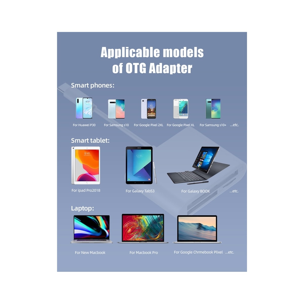 NÖRDIC USB-C kortleser 3 spor CF, SD, MicroSD UHS-I