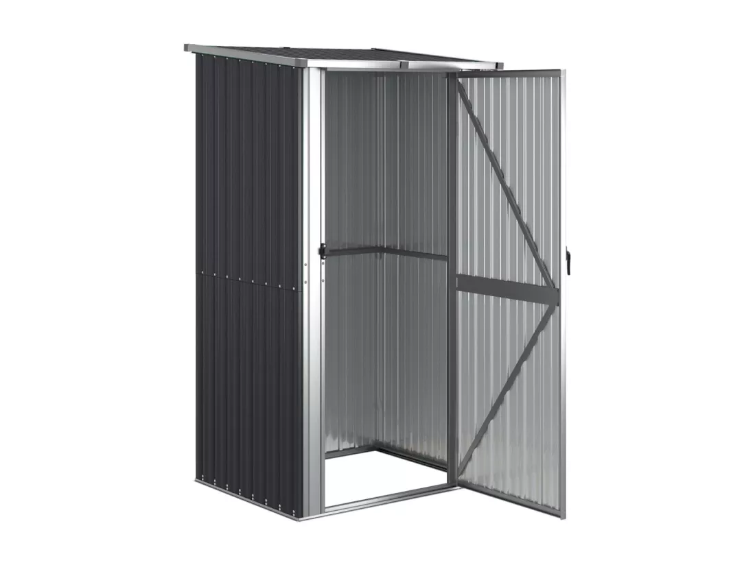 Abri de jardin Anthracite 118,5x97x209,5 Acier galvanisé