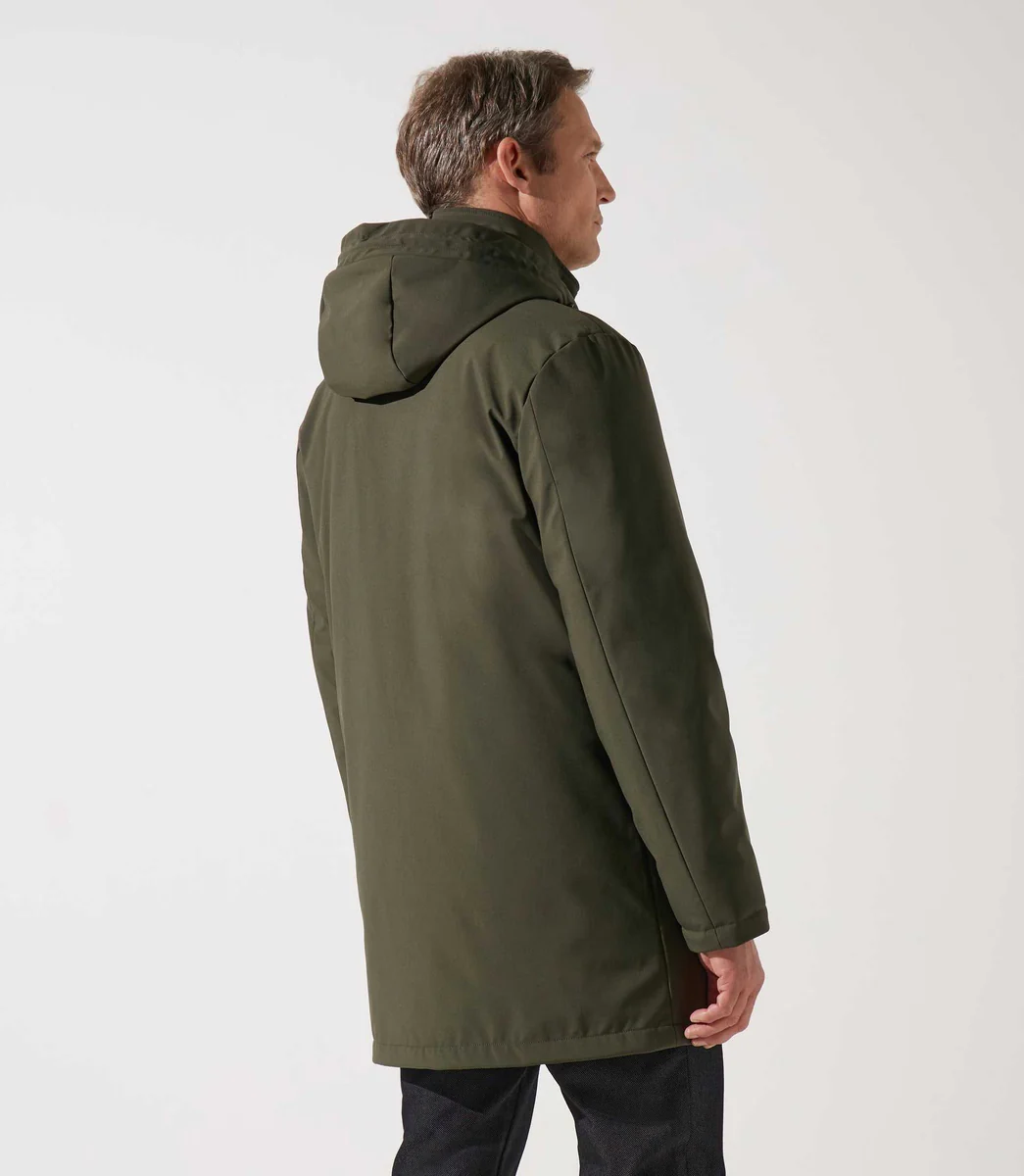 Parka à capuche kaki MIRKO