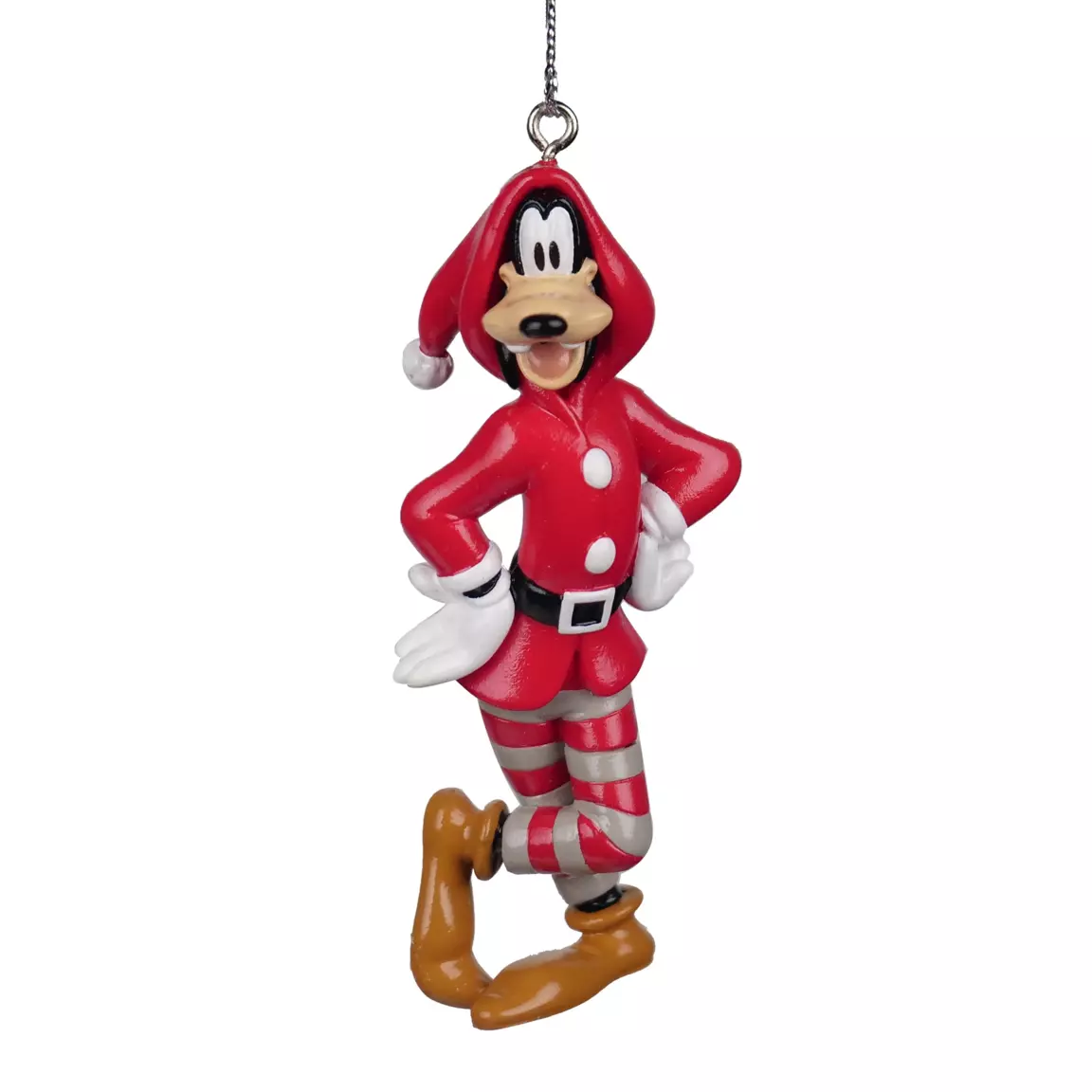 Suspension de fête (H8 cm) Disney Dingo en pyjama Rouge