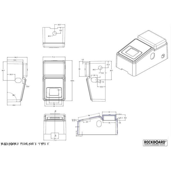 Rockboard Pedalsafe Type F RB-MP
