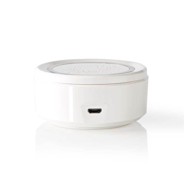 Nedis SmartLife-Sirene | Wi-Fi | Strømforsyning | 8 Lyde | 85 dB | Android™ / IOS | Hvid