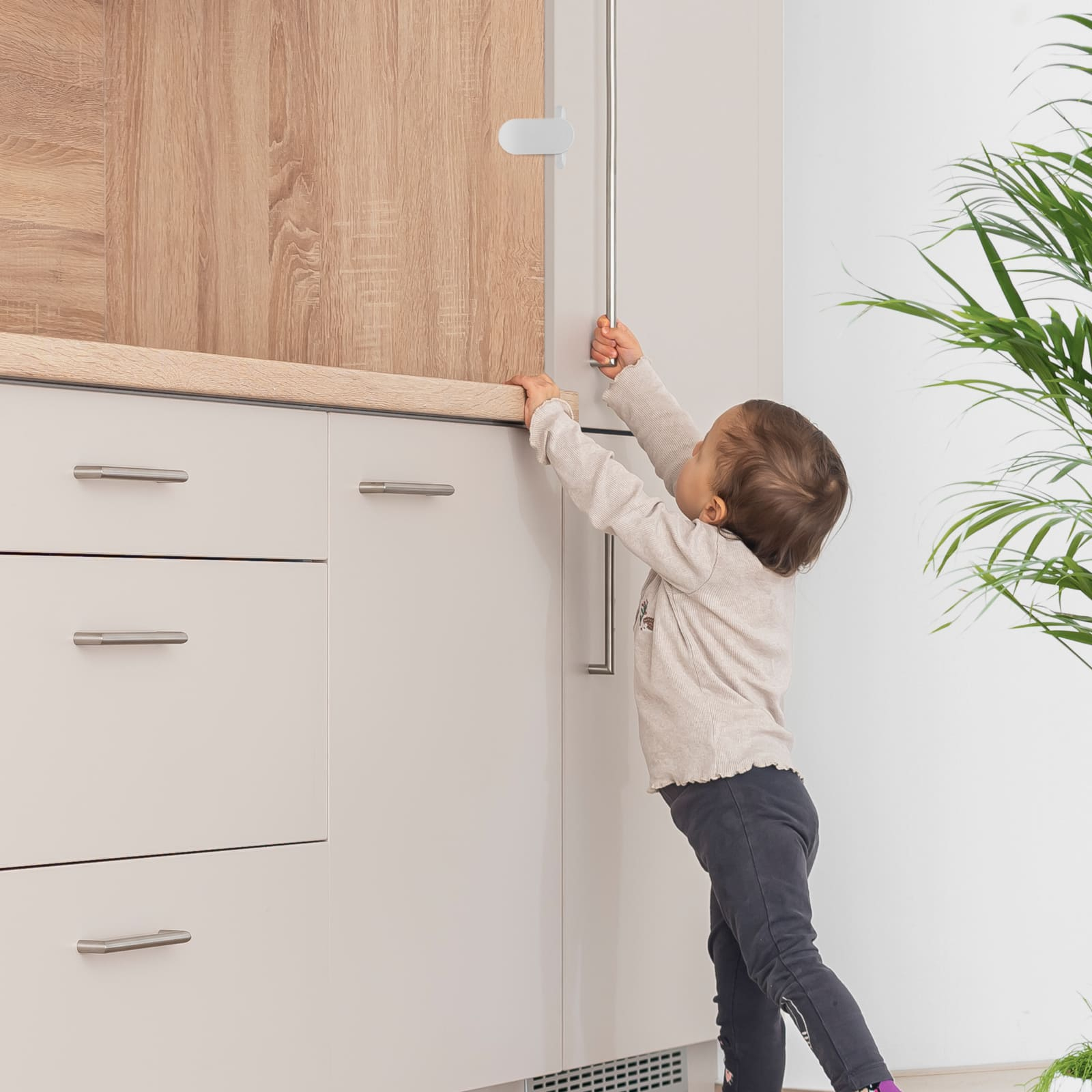 Kinder Kühlschrank Sicherung Universal Kindersicherung Schrank Schloss (R78030) - Weiss
