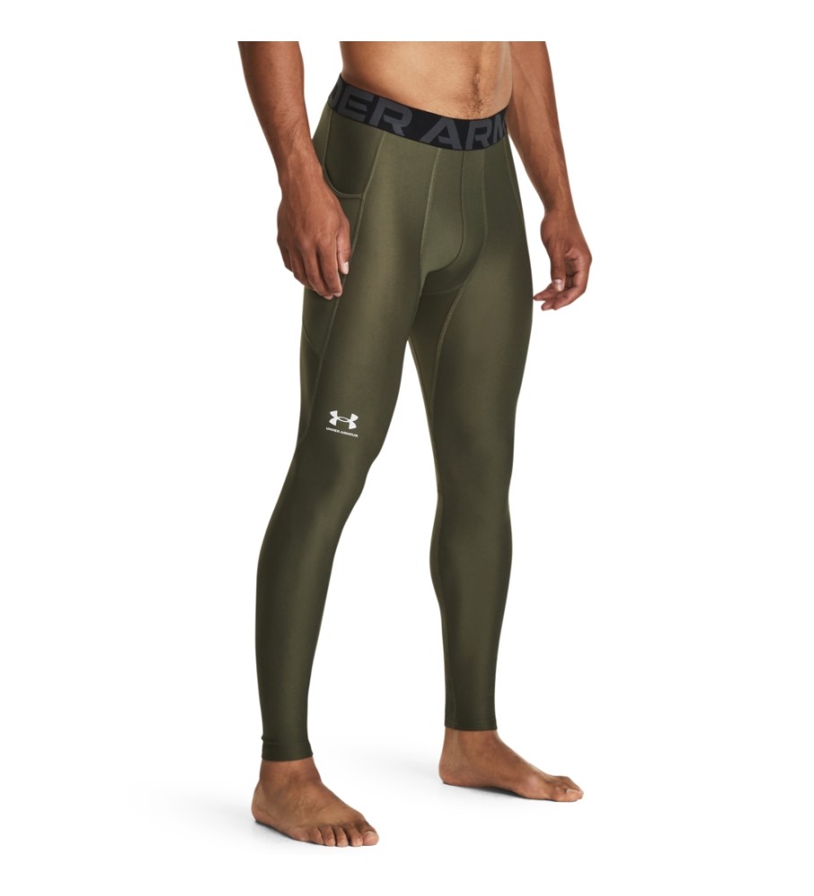 Calça legging verde HeatGear da Under Armour