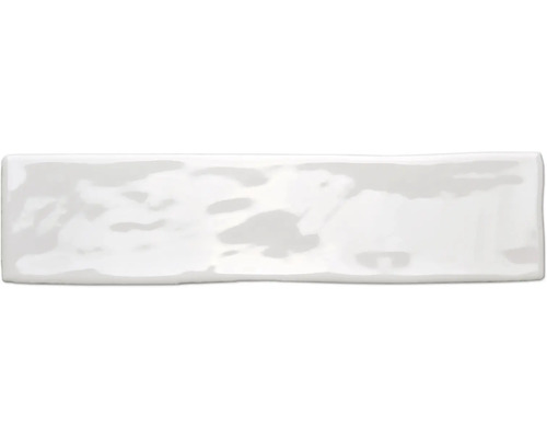 Steengoed wandtegel Loft Wit 7,5 x 30 x 0,9 cm glanzend
