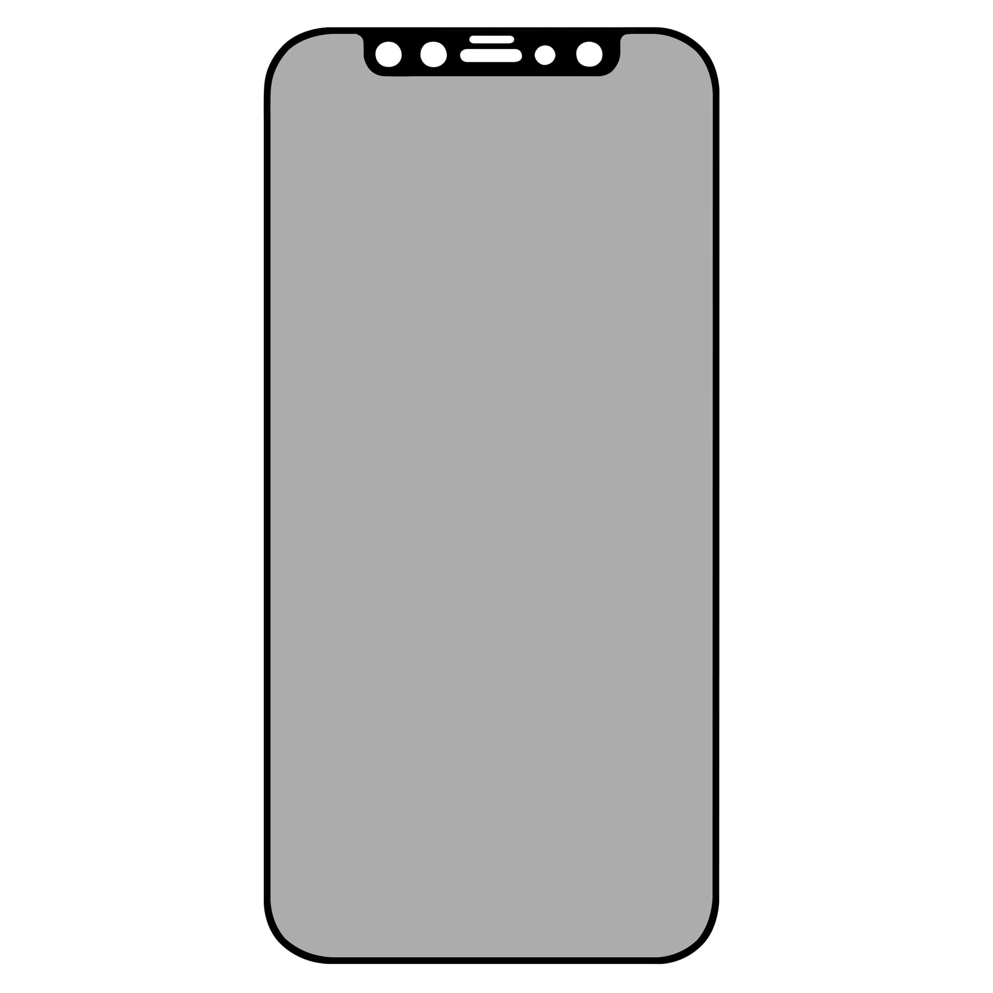 Linocell Elite Extreme Privacy Glass Skjermbeskytter for iPhone 12 Mini