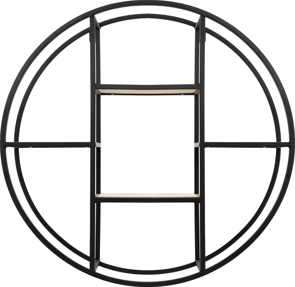 ETAGERE MURALE RONDE TOROF D.78X25CM