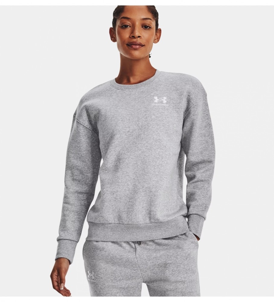Moletom Under Armour Fleece UA Essential Cinza
