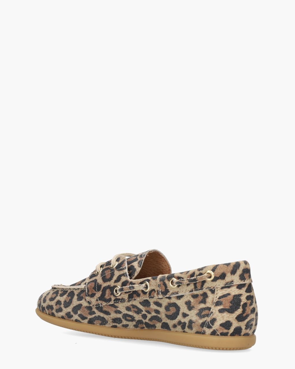 DWRS Label Latty Leopard Multicolor Dames Veterschoenen